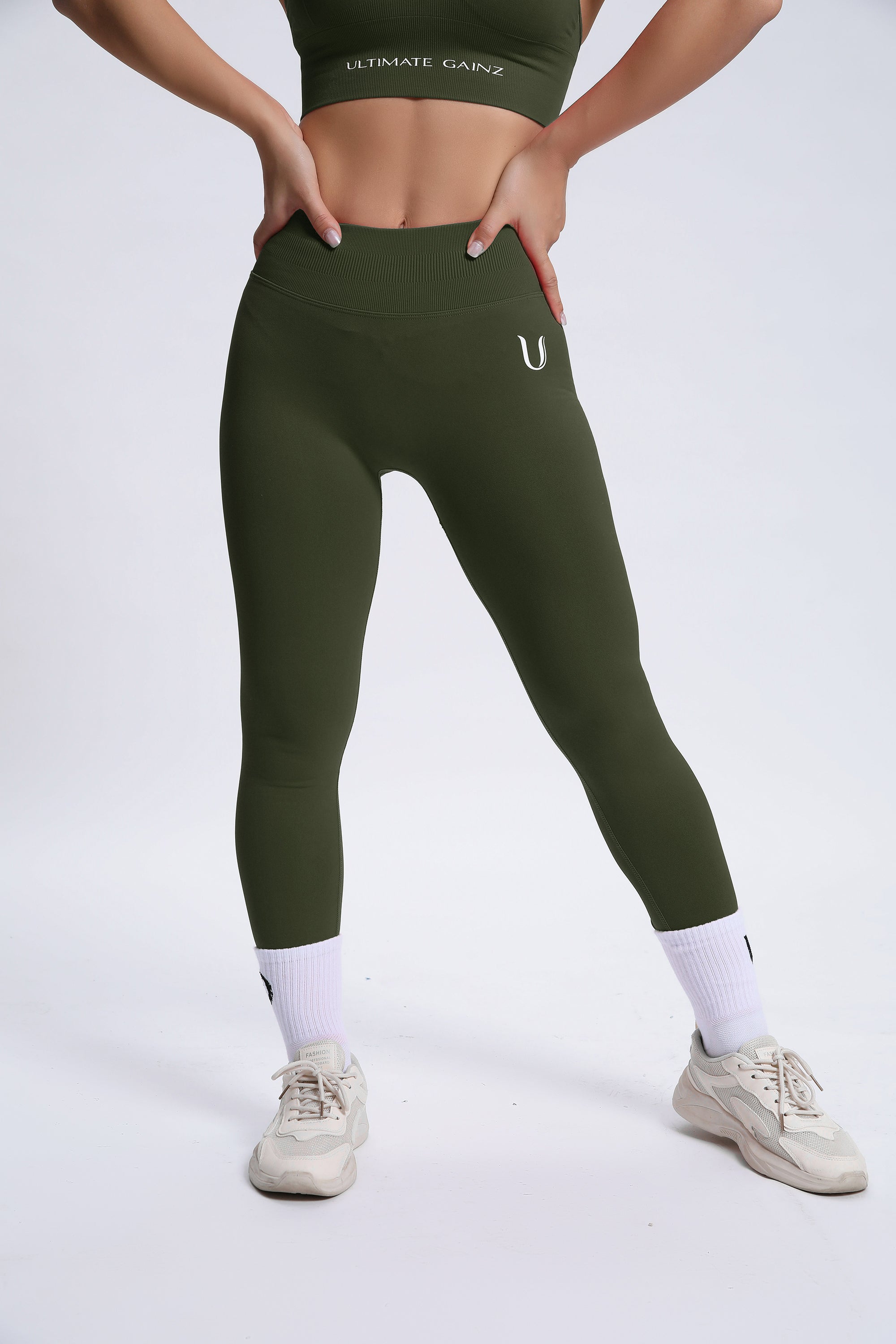 Joy | Sculpt Legging with Scrunch – Green