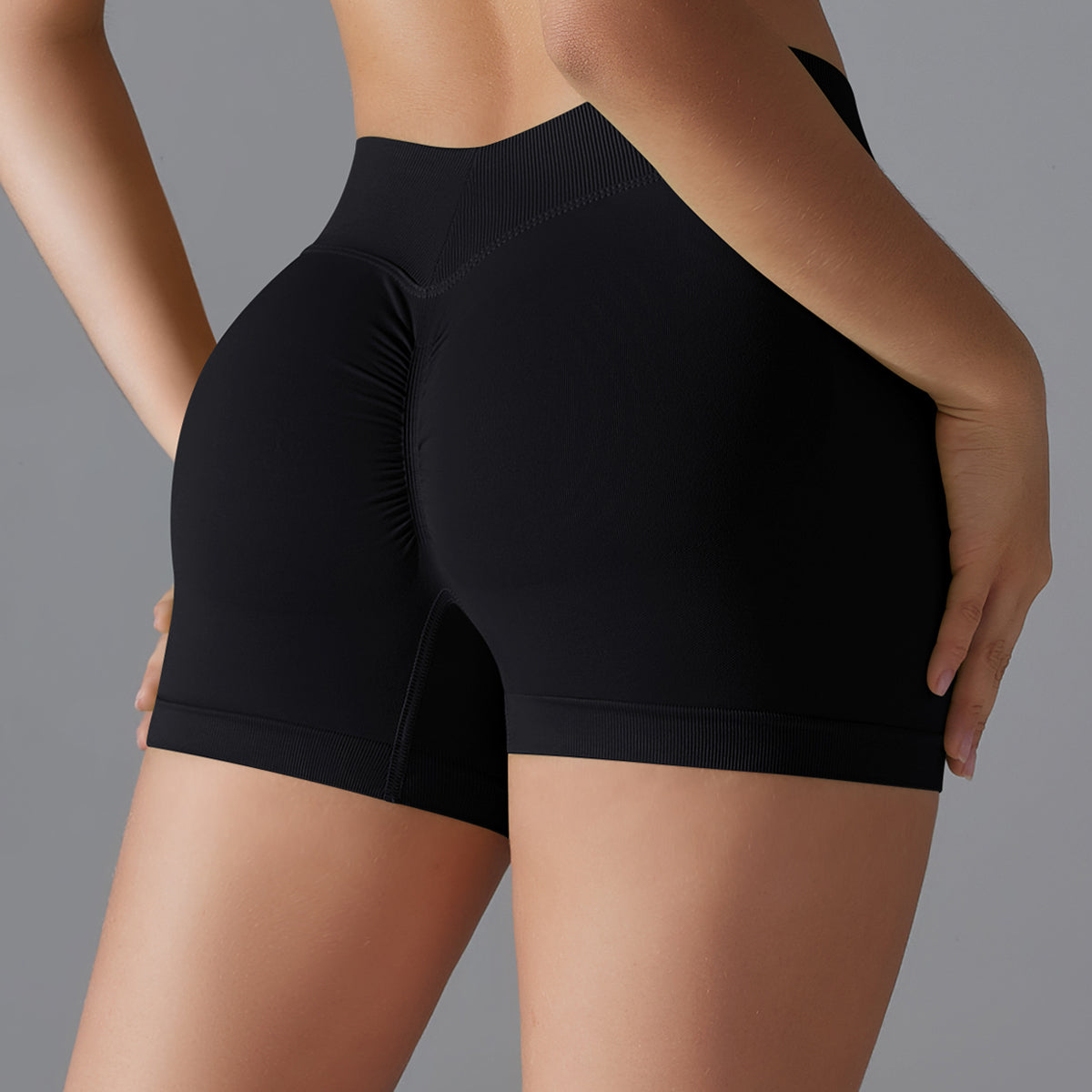 Mila V2 | Scrunch Sport Short - Black