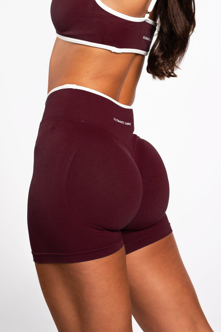 Ivy | Seamless Shorts – Burgundy