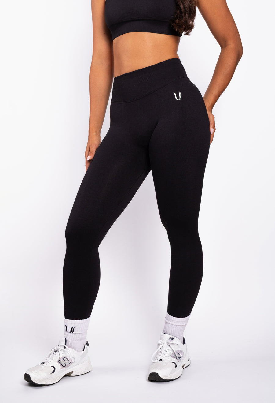 Beau | Premium High Performance Scrunch Leggings - Black