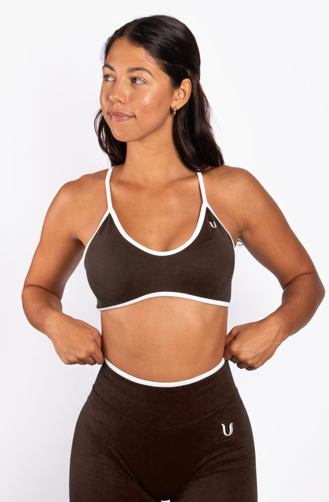Ivy | Seamless Bra – Brown