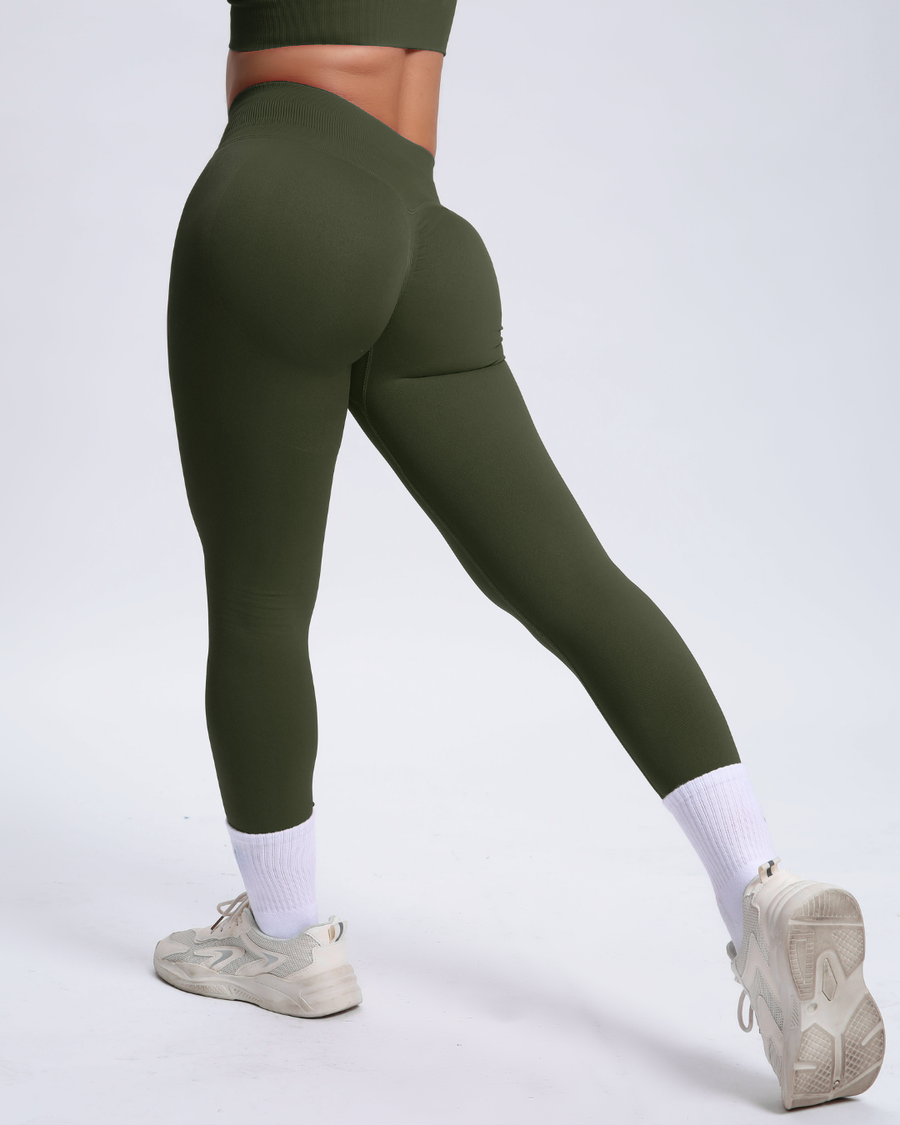 Joy | Sculpt Legging with Scrunch – Green