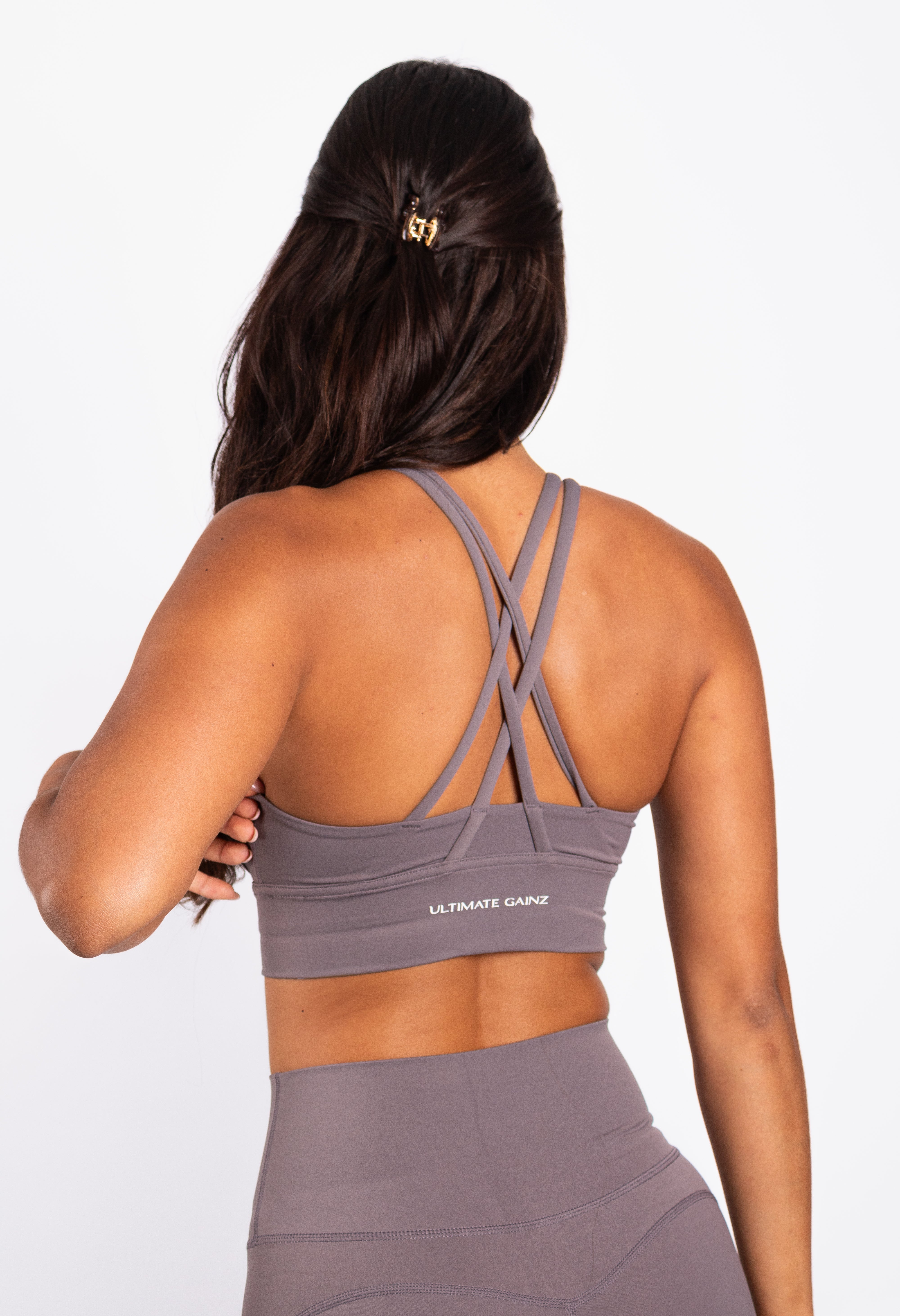 Kyra | Cross bra - Black