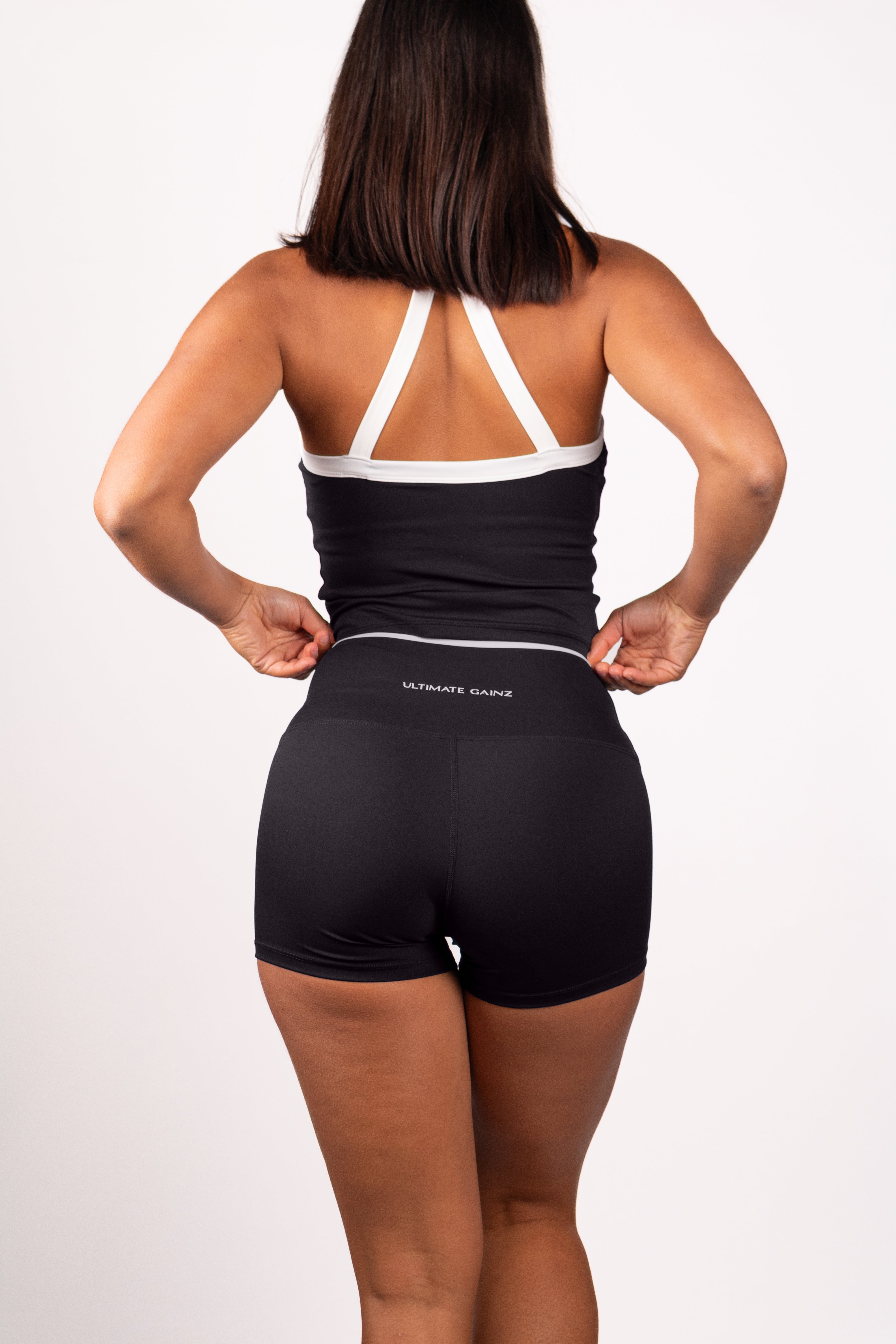 Ivy | Open Back Top – Black