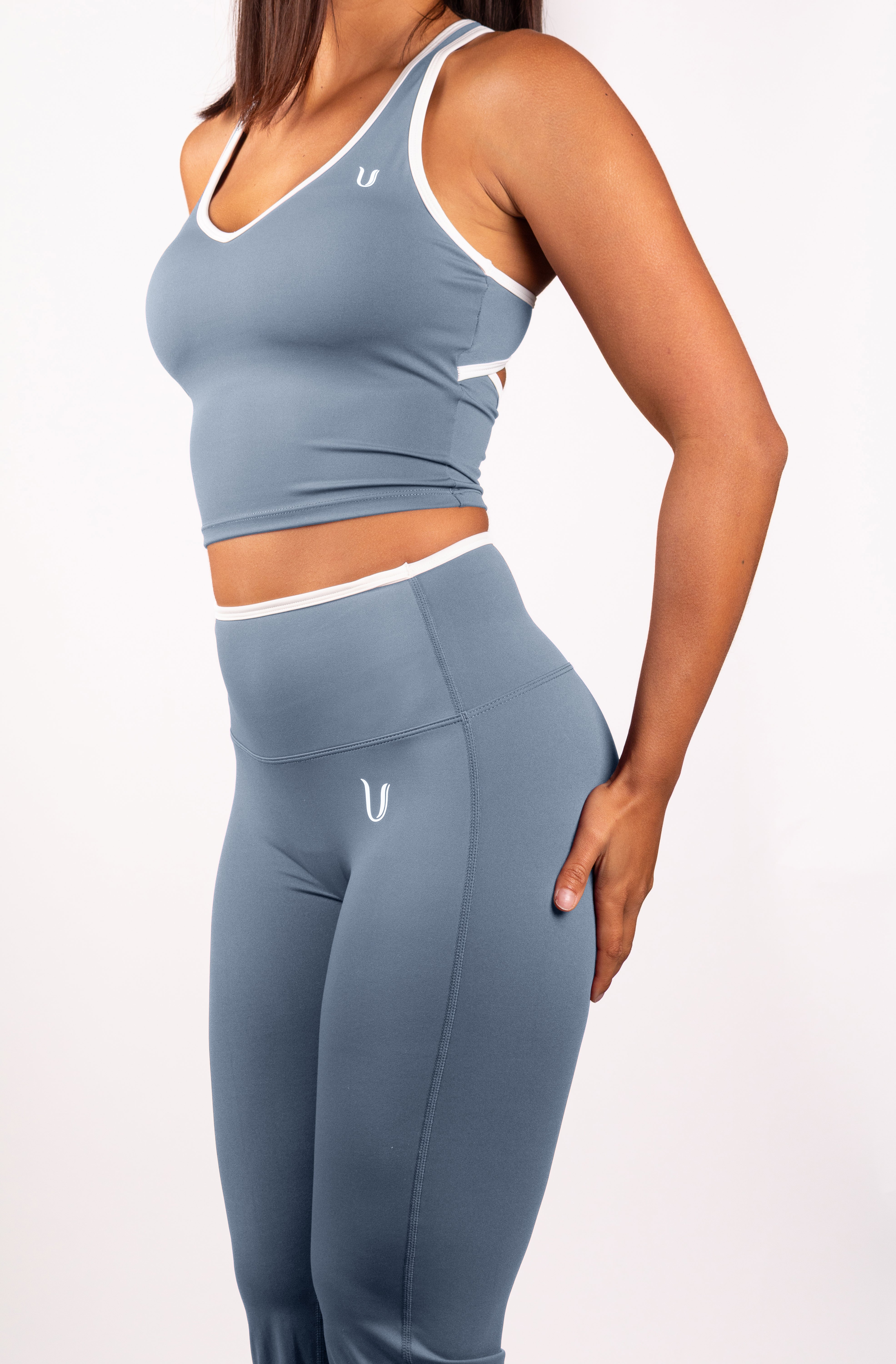 Ivy | Flare Legging – Light Blue