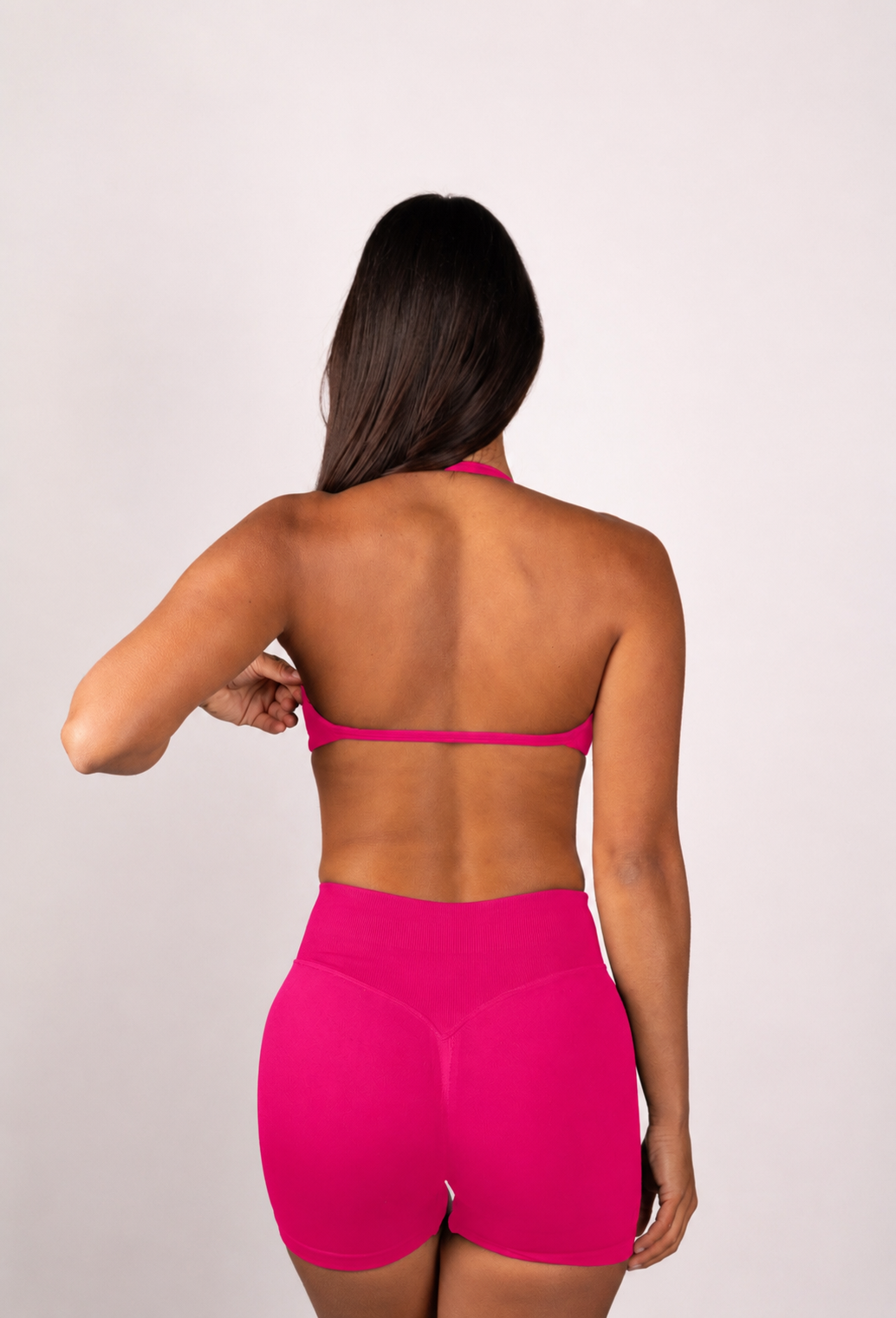 Beau | Premium High Performance Scrunch Shorts - Pink