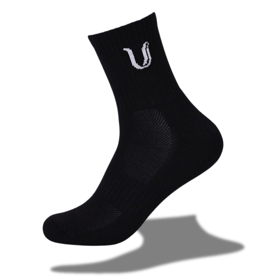 Ultimate Gainz - Performance Socks Unisex - White 1 Pair